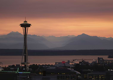 Space Needle sunset