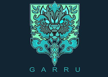 Garru wolf illustration