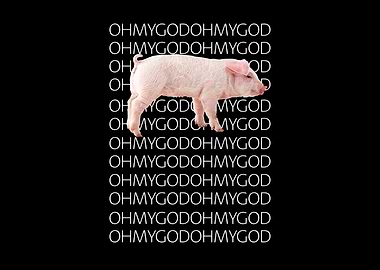 Oh My God Pig TShirt