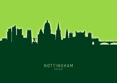 Nottingham Skyline England
