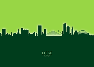 Liege Skyline Belgium