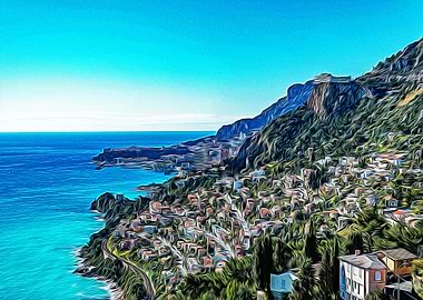 Seacoast of Roquebrune