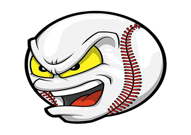 Funny Baseball Face