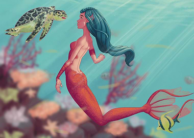 Mermaid and the Turtle