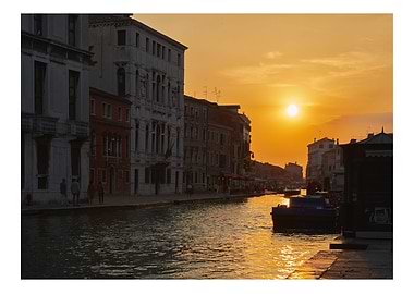Sunset in Venice
