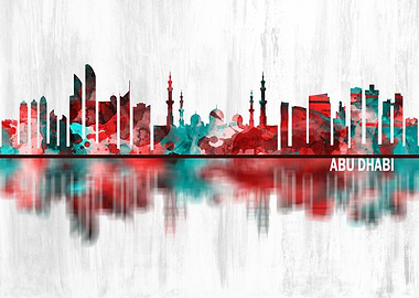 Abu Dhabi UAE Skyline