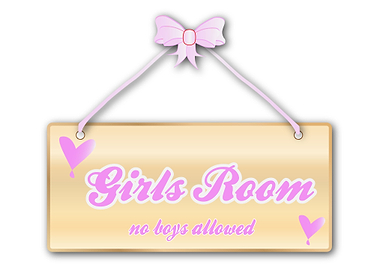 Girls Room Sign