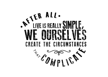 live is really simple