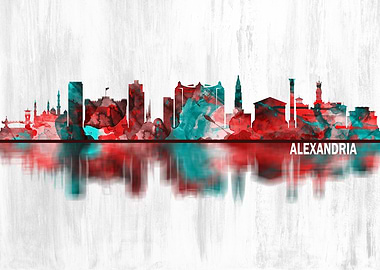 Alexandria Egypt Skyline