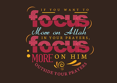 Allah in your prayer