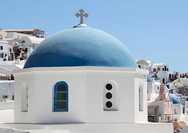 Santorini Oia church