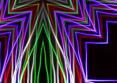 Abstract Colourful Lines