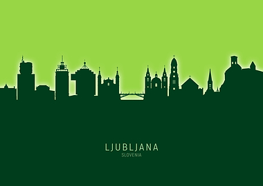 Ljubljana Skyline Slovenia