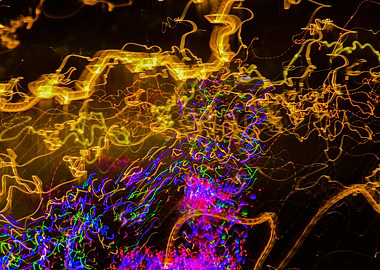 Yellow and purple light