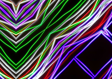 Abstract Colourful Lines