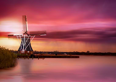 Landscape Windmill