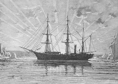 Sailing Ship at Sunset