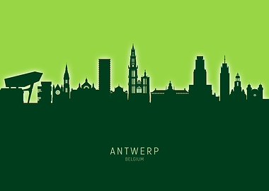 Antwerp Skyline Belgium