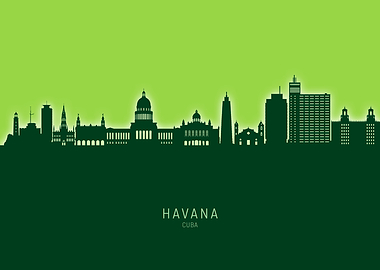 Havana Skyline Cuba