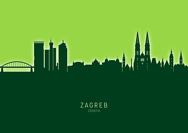 Zagreb Skyline Croatia