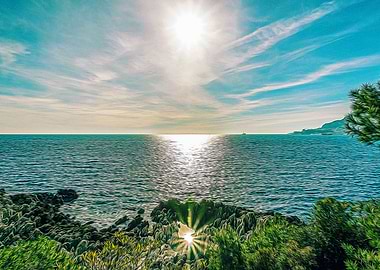 Seacoast of Cap Martin