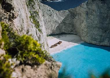 Framed Photo Of Wreckship