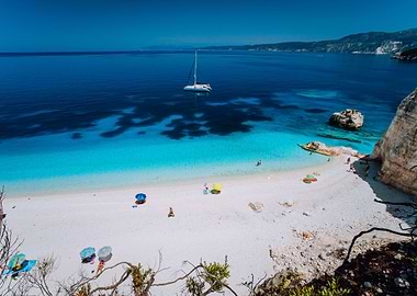 Fteri Beach Cephalonia Kef