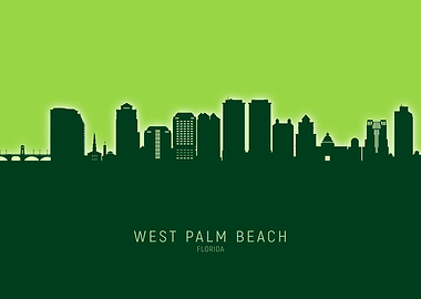 West Palm Beach Skyline