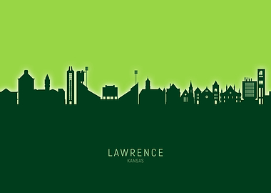 Lawrence Skyline Kansas