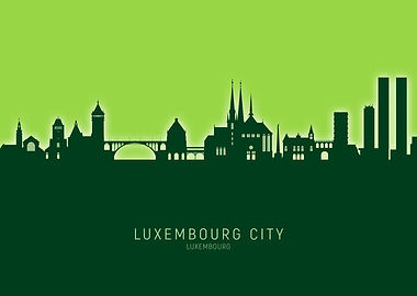 Luxembourg City Skyline