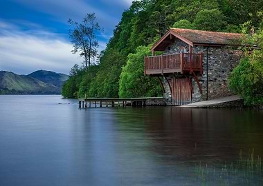 landscape boat house
