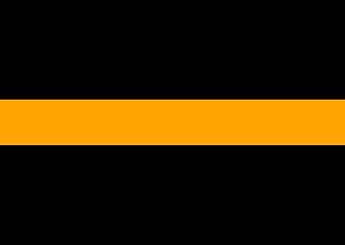 thin orange line
