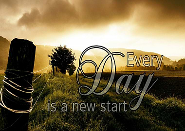 landscape motivational day