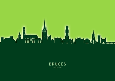 Bruges Skyline Belgium