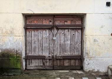 Locked Hatch On The Wall