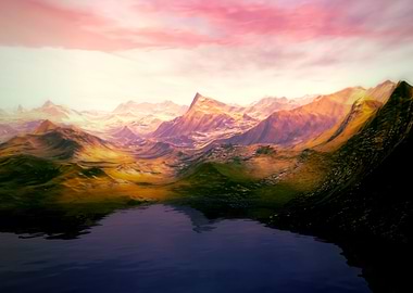 Mountainous landscape 4