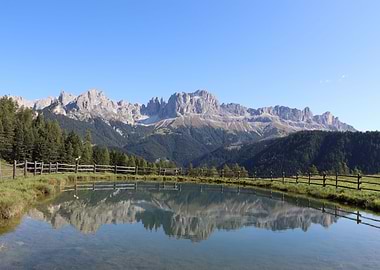 Rosengarten reflection