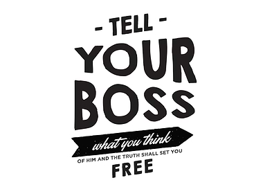 Tell your boss
