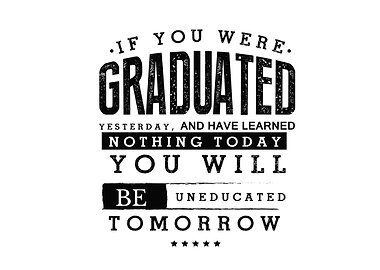 If you were graduated