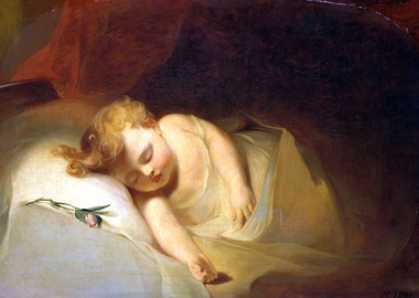 Thomas Sully Child Asleep