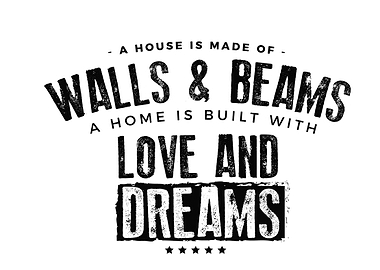 A house is made of walls