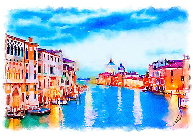 Watercolor Venice
