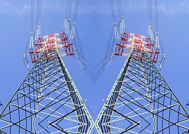 high voltage pylons
