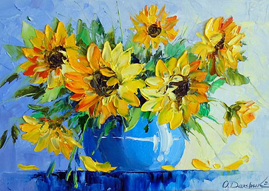 Bouquet of sunflowers