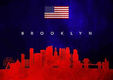 Brooklyn New York Skyline