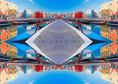 Burano building colors