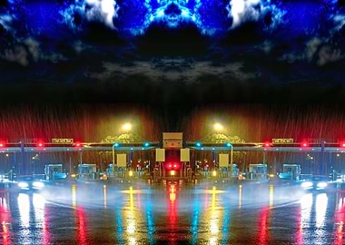 highway tolls at night