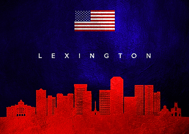 Lexington Kentucky Skyline