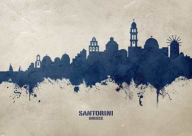 Santorini Skyline Greece
