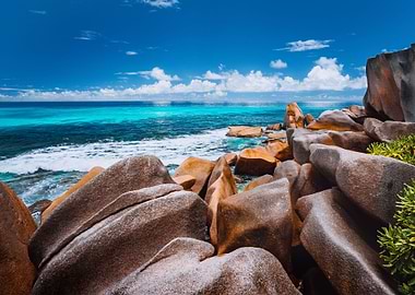 Beautifully Shaped Granite